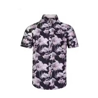 Beach Shirt Men Shor...