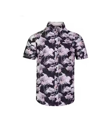 Beach Shirt Men Shor...