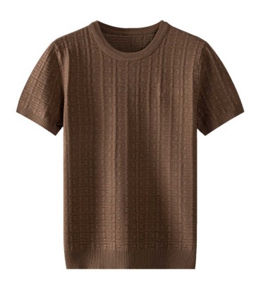 Slim Lapel Knit Men'...