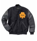 Rated Thickened Wool and Leather Baseball Uniform Fashion Jacket