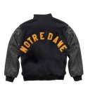 Rated Thickened Wool and Leather Baseball Uniform Fashion Jacket