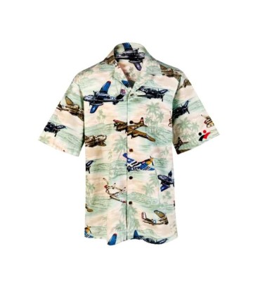 Men Airplane Camp Sh...